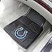 FANMATS 8769 Indianapolis Colts 2-Piece Heavy Duty Vinyl Car Mat Set, Front Row Floor Mats, All Weather Protection, Universal Fit, Deep Resevoir Design
