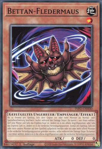 Bettan-Fledermaus INFO-DE030 Common Deutsch Boosterfrisch 1. Auflage - The Infinite Forbidden - mit ReCollectibles-Versandschutz - für Yu-Gi-Oh!