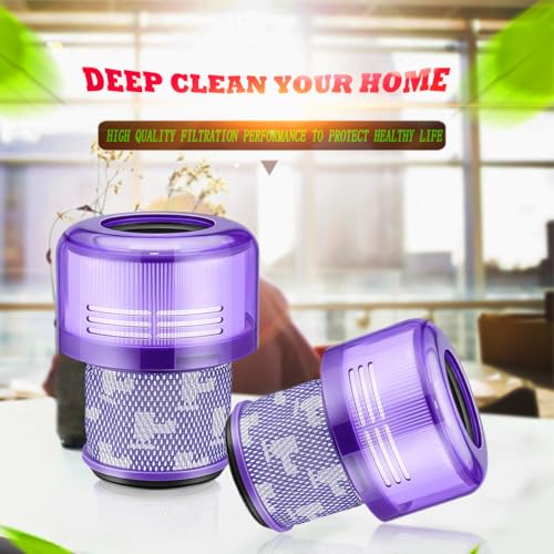 Image of Replacement Filter Compatible with Dyson V11 Outsize, V11 Outsize Origin, Outsize Plus, Outsize+, Outsize Absolute+, SV16, SV29 Vacuum Cleaner, Compare to Part 970422-01 (2 PACK)