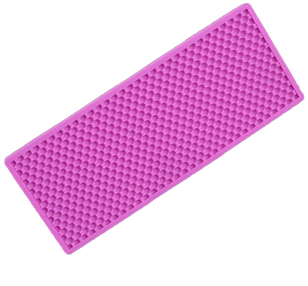 Pearl Lace Mosaic Embossed Texture Impression Mat Silicone Mold for DIY Candy Fondant Wedding Cake Decor Soap Candle Wax Melt Plaster Resin Tool