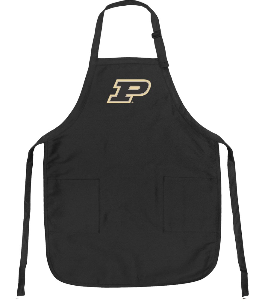 Broad Bay Purdue University Aprons Purdue Apron w/Pockets Stain Release Fabric