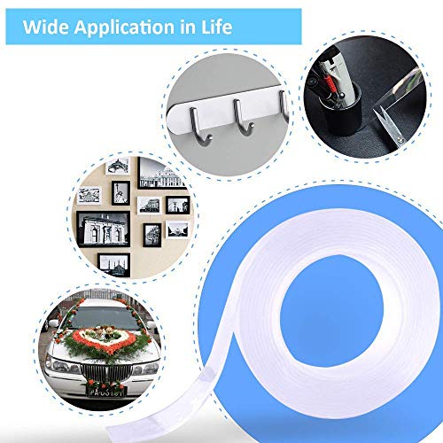 Nastro biadesivo, senza traccia, in gel