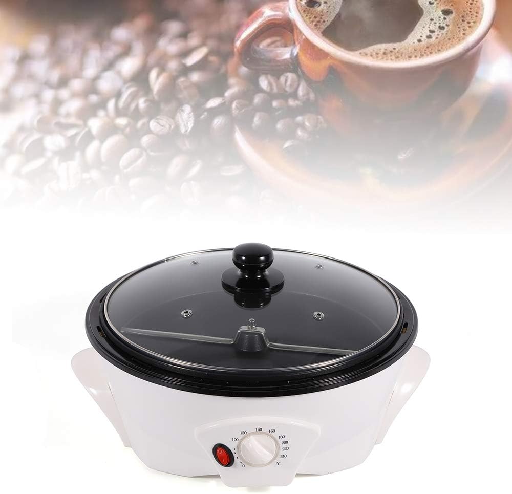 Electric Coffee Bean Roaster With Adjustable Temperature - Homemaker Baking Machine for Dried Goods