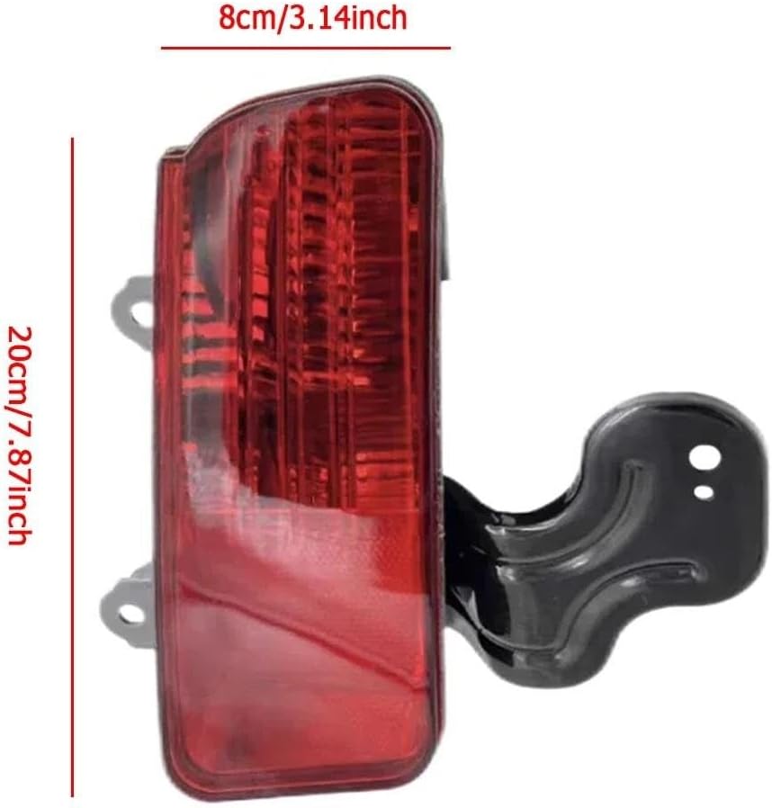 Car Tail Light 1pc Rear Bumper Reflector Light Rear Brake Fog Lamp Cover Without Bulb Left Driver Side For Crv 2015 2016 Rear Stop Lights(Right Passenger Side)
