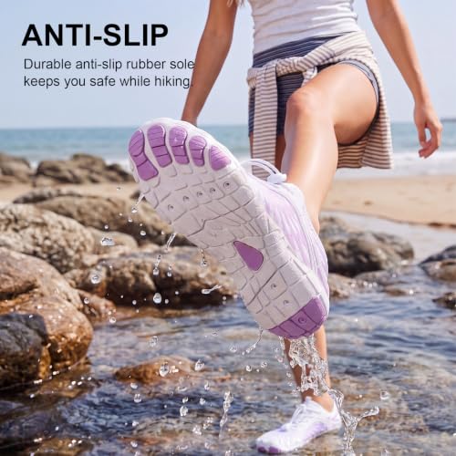 Image of Hike Barefoot Shoes Women Men Non-Slip Healthy Breathable Fashion Trail Running Womens Mens Wide Toe Zero Drop Water Shoe