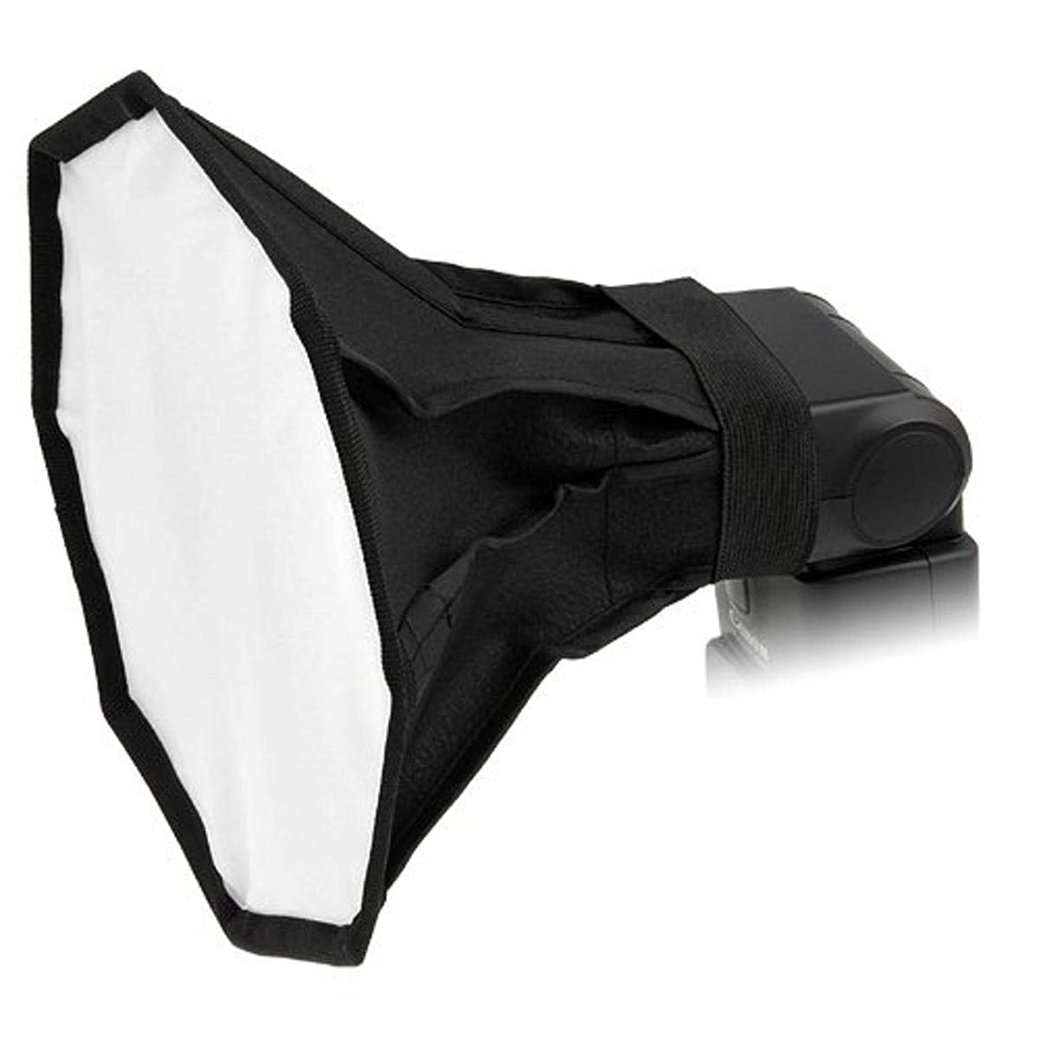 8" Octagon Foldable Flash Softbox for Speedlights; Nikon, Canon, Vivita, Sunpack, Nissin, Sigma, Sony, Pentax, Olympus, Panasonic