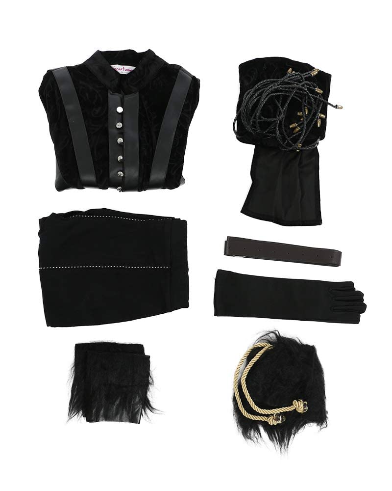 miccostumes Women's Anime Costume Jacket Pants and Accessories for Witch Cosplay: Medium