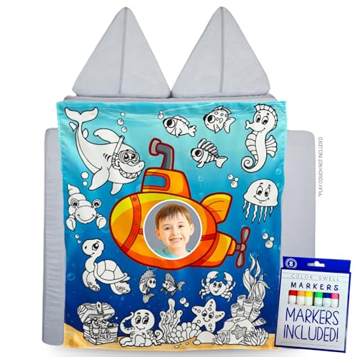 Image of Couch Swag Play Panel for Childrens Foam Sofa Kids Couch (Underwater)