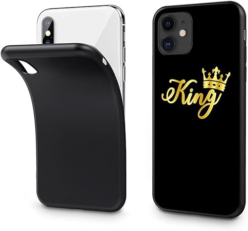 Miniatura 3 de Funda personalizada para iPhone 13 12 Pro Max 11 Mini Xr Xs X 7 8 Plus SE 2020 2022 6s 6, personalizada Queen King Crowns Novia Novio, funda