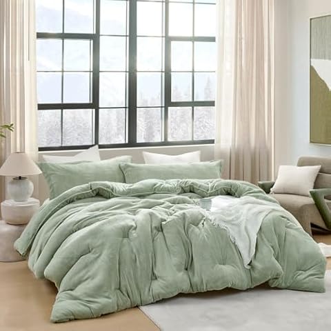 Coma Inducer Warmer Than Warm Oversized Queen Comforter Set - Desert Sage Cover
