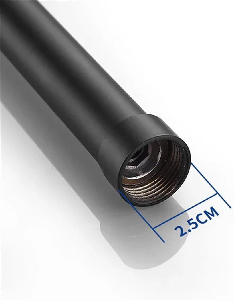 Stainless Black Shower Extension Tube Bar Square/Round Bathroom Shower Arm For Shower System