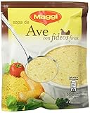 4 raciones por sobre Maggi Sopa de Ave con Fideos Finos, Sopa Deshidratada - 78 gr (4 raciones)