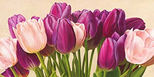 Impression florale sur toile Allegro Villa Luca : sublimez enfin vos grands murs vides 35x70