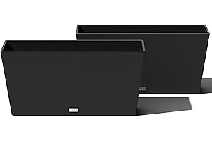 Veradek Pure Series Midori Tall Rectangular Planter | Modern & Durable Home Accent