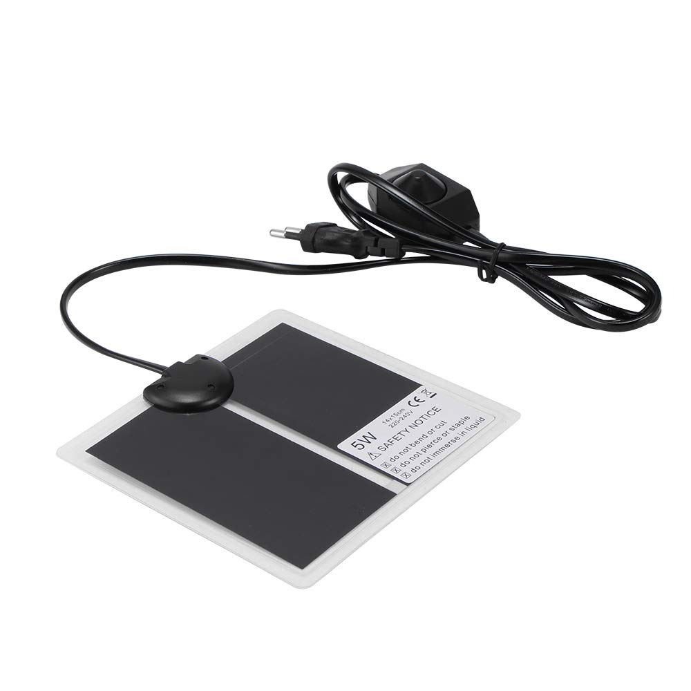 Tappetino Riscaldante Per Terrario TIEMORE | 5W-45W, Termostato Regolabile - Per Rettili, Serpenti E Gechi