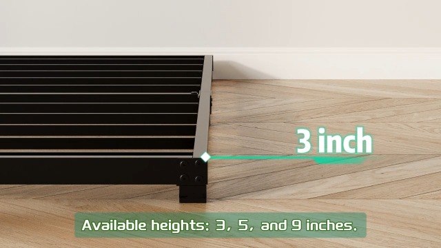 Amazon.com: Fly-CTsoar 3 Inch Low Queen Bed Frame Heavy Duty Metal