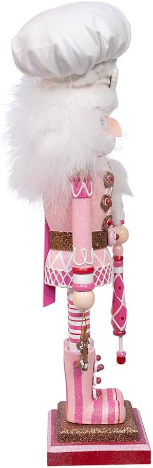 Kurt Adler 16" Hollywood Nutcrackers™ Pink Gingerbread Baker Nutcracker