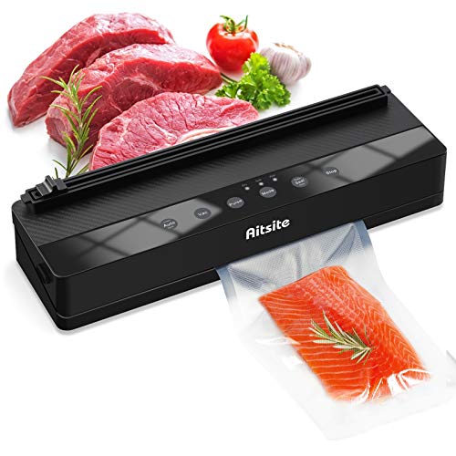 Promo Discount Up To 70% Off Vacuum Sealer Machine, Aitsite Automatic Food Sealer for Food Savers w/ Starter KitLed Indicator Lights