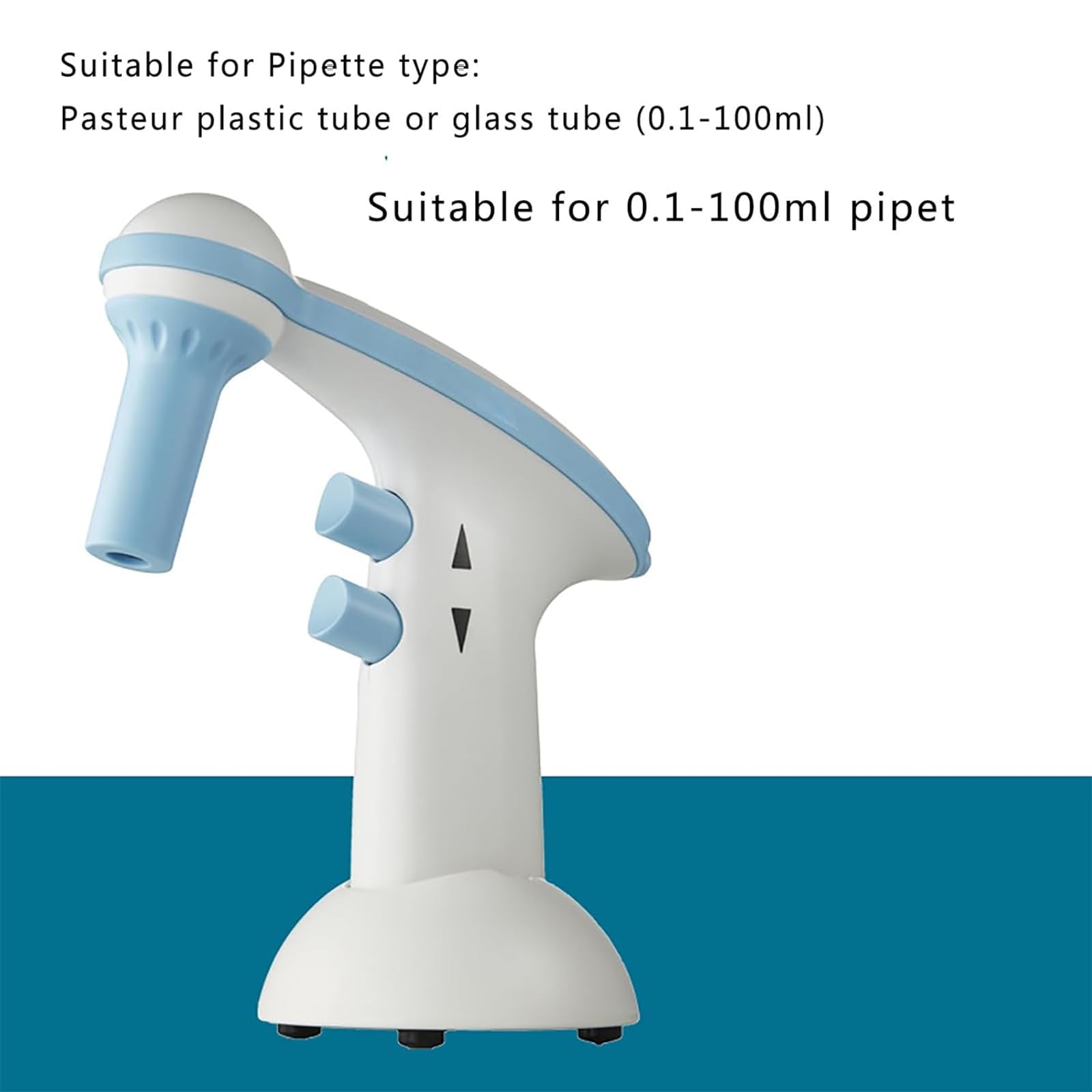 Pipeta motorizada automática digital, micropipeta de succión de laboratorio, capacidad de 0,1 a 100 ml para diagnóstico clínico, velocidad de descarga rápida de 25 ml/7 s