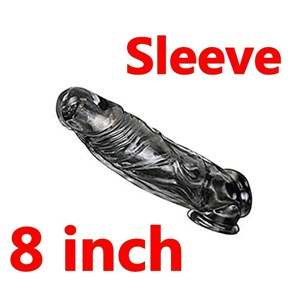 L Size Silicone Sleeves Perfect Goods to Enrich Your Life Home Party Supplies 8 INCH