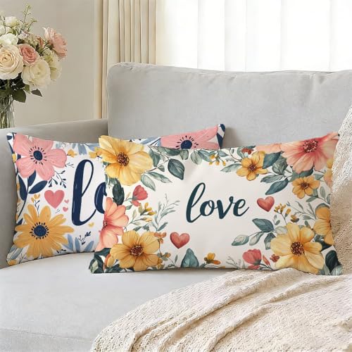 Taie Oreiller 40 x 60 cm Housse de Coussin Rectangulaire Lin Imperméable - 3