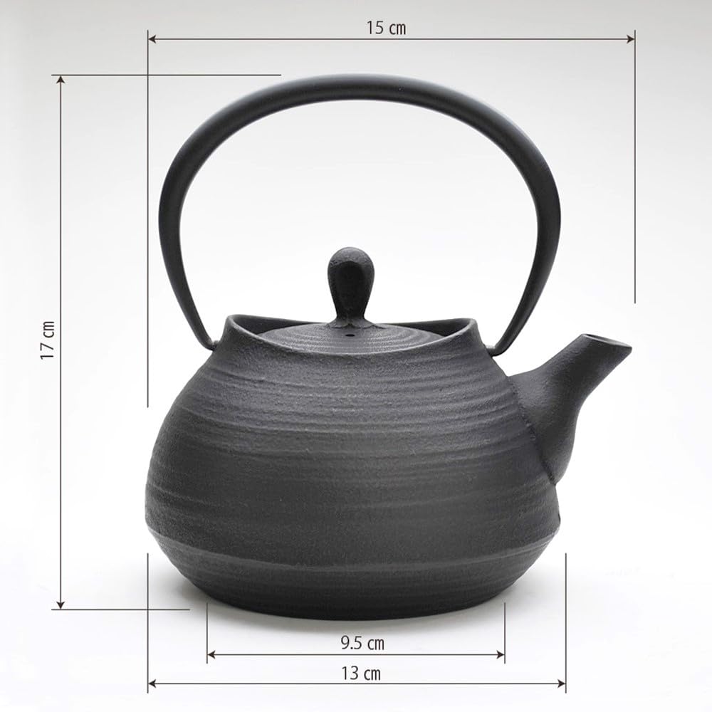 Amazon.co.jp: 壱鋳堂 南部鉄器 鉄瓶 刷毛目0.6L - Kettle Hakeme 0.6L