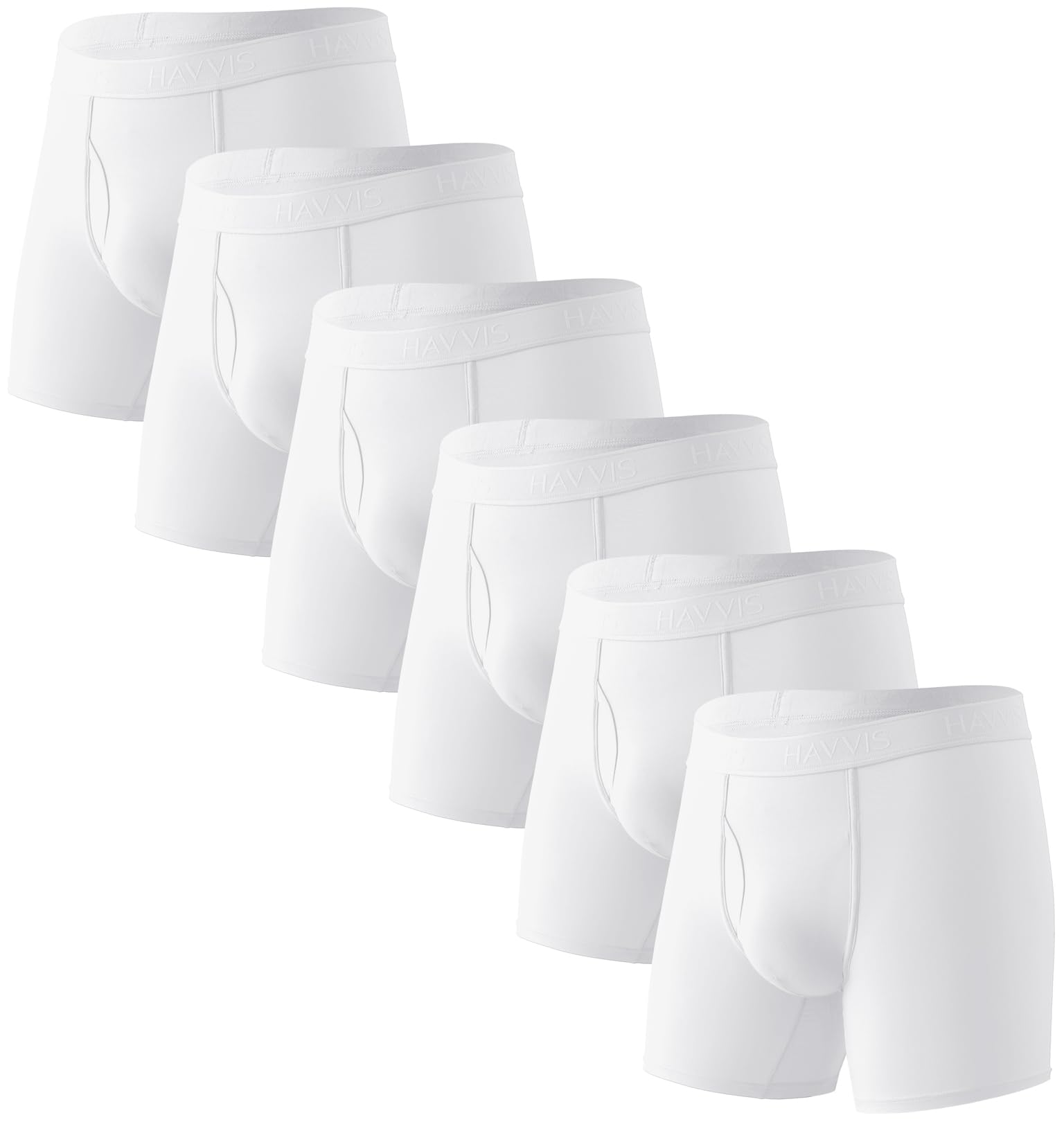 HAVVIS Calzoncillos tipo bóxer para hombre, de bambú, supersuaves, transpirables, multipack