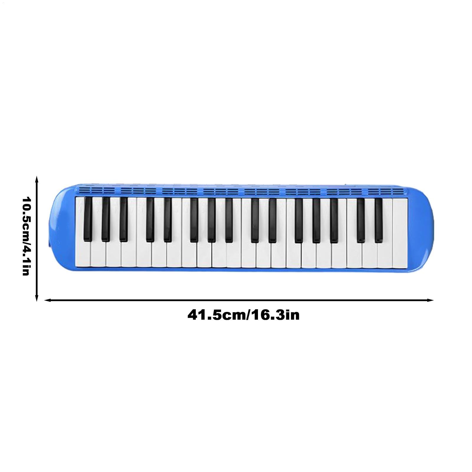 Generic - Melodica a 32 tasti - Strumento di conversazione sicura, melodica per, melodica a bocca stabile per principianti - Blu