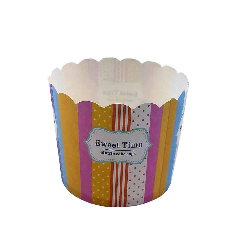 100 Caissettes à Cupcakes En Papier Métallisé Or – Pour Muffins, Gâteaux – Cuisson Four Micro-ondes