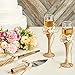 Juvale Wedding Decor Rustic Cake Knife & Server Set with Champagne Flutes - Brown Wood Handles, 13.2in Knife & 11in Server, 7.1oz Flutes - Rustic Wedding Decorations