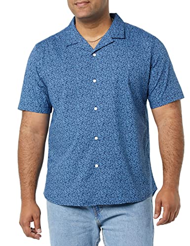 Amazon Essentials Men's Vacation Cotton Button-Down Resort Shirt, Short Sleeve4