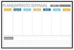 Planner Semanal Light STALO, 60x40