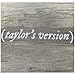 in This car we Listen to Taylors Version car Stickers - Taylors Version Car Decals - Music Lover Bumper Stickers - 7.9 x 1.8 inches - White