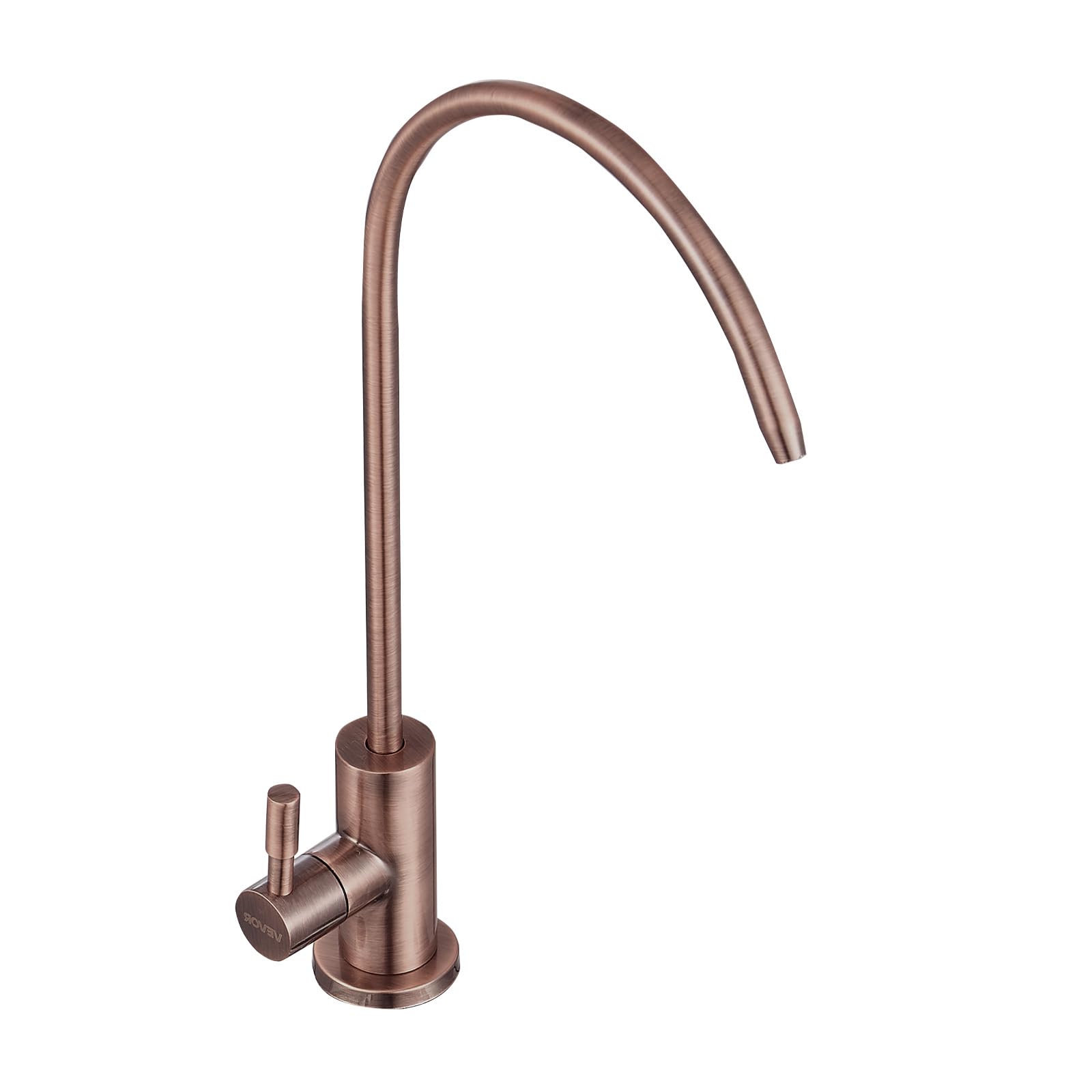 VEVOR Grifo de Acero Inoxidable para Agua Potable sin Plomo, Grifo de Ósmosis Inversa con Válvula de Latón Macizo, Resistente a la Corrosión y Duradero, para Fregadero de Cocina, Bar, Cafetería