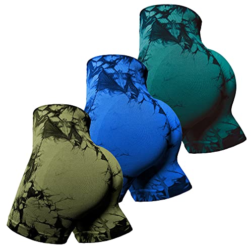 OVESPORT Workout Shorts for Women Scrunch Butt Lifting High Waist...