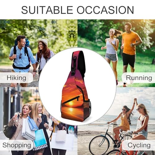 Bolso Cruzado Sunset Sling Bag para Hombre y Mujer miniatura 6