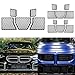 5 Pack Accessory Parts Front Lower Bumper Grill Grille for BMW G87 M2 2023-2025, Front Bumper Center Lower Grille Mesh Guard, Car Radiator Protector Replacement (Gloss Black)