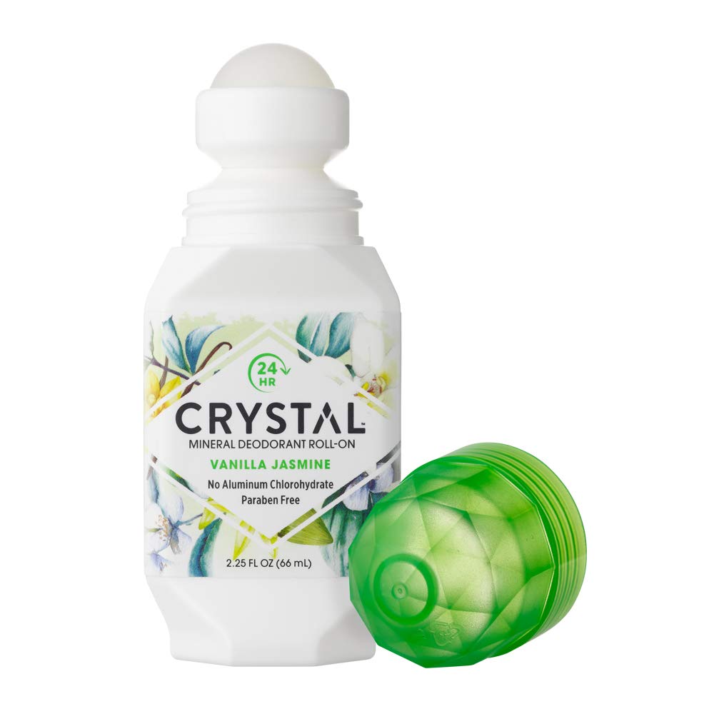 Crystal Mineral Deodorant Roll-On, Vanilla Jasmine, 2.25 oz (Pack of 4) thumbnail 2