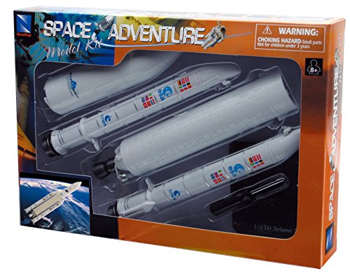 Preisvergleich Produktbild NewRay 20435 - Raumfahrt-Spieleset "Weltraumabenteuer ESA Ariane" 1:170