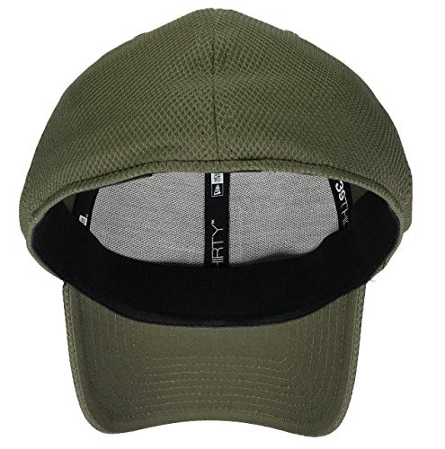 New Era Los Angeles Dodgers 39thirty Stretch Cap Diamond Era Tonal Olive - L-XL 2