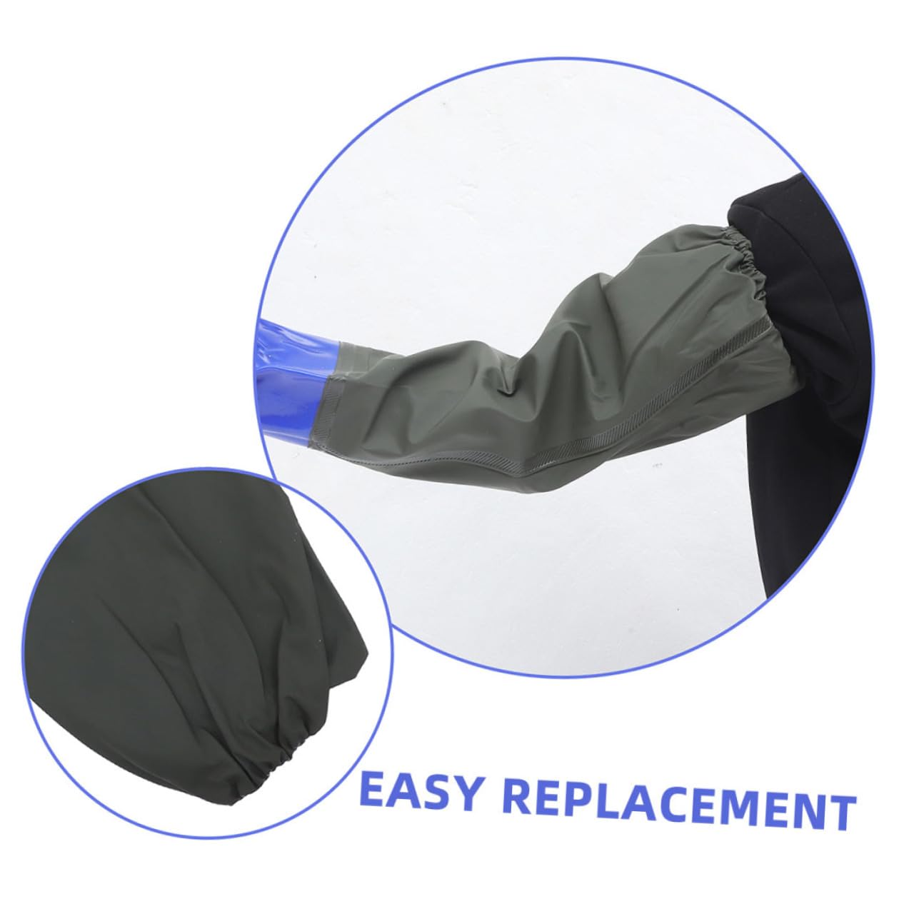 2pares Guantes de Goma Largos Impermeables para Lavar Platos Cocina de Guantes Resistentes Codo para Limpieza del Hogar y Cuidado de Peceras