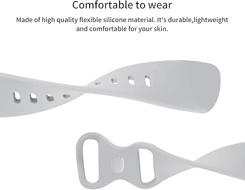 Miniatura 2 de Lamshaw Compatible con 3Plus Vibe Plus Band, nuevas correas de repuesto deportivas de silicona suave 2021 compatibles con reloj inteligente 3Plus