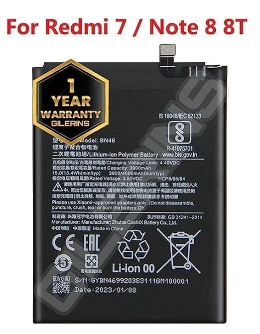 Image of Original BN46 Battery for Redmi Note 6, 8, Y3, 7 Battery with 1 Year Warranty** (EE119)