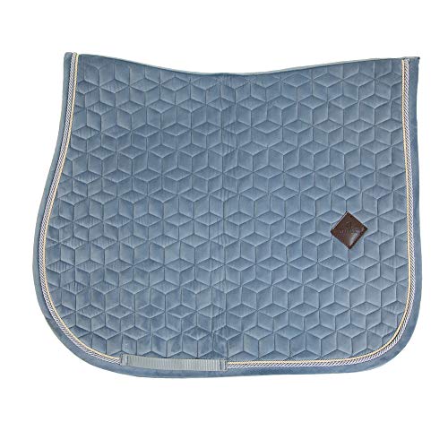 Kentucky Coussin de selle en velours pour saut - Taille JUMP FULL Cover