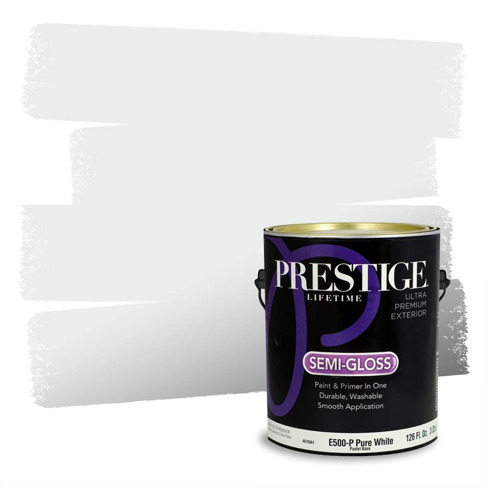 Prestige Paints Exterior Paint and Primer In One, 1-Gallon, Semi-Gloss, Comparable Match of Valspar* Woodlawn Dewkist*