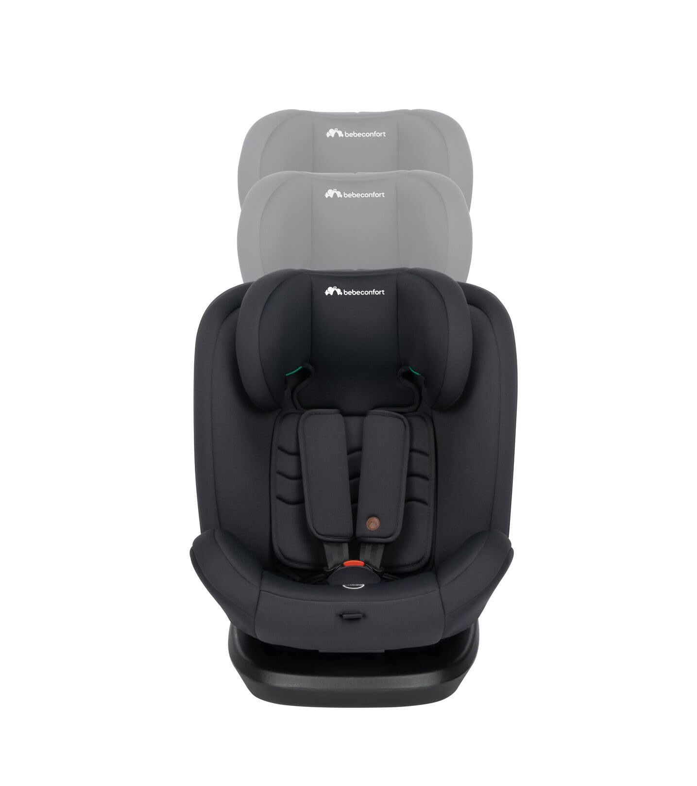 Bebeconfort Apollo i-Size Silla de coche, ISOFIX, Reposacabezas 13 Posiciones, 4 Posiciones Reclinadas, protectores laterales, para niños de 15 meses a 12 años, 9-36 kg, 76-150 cm Mineral Black