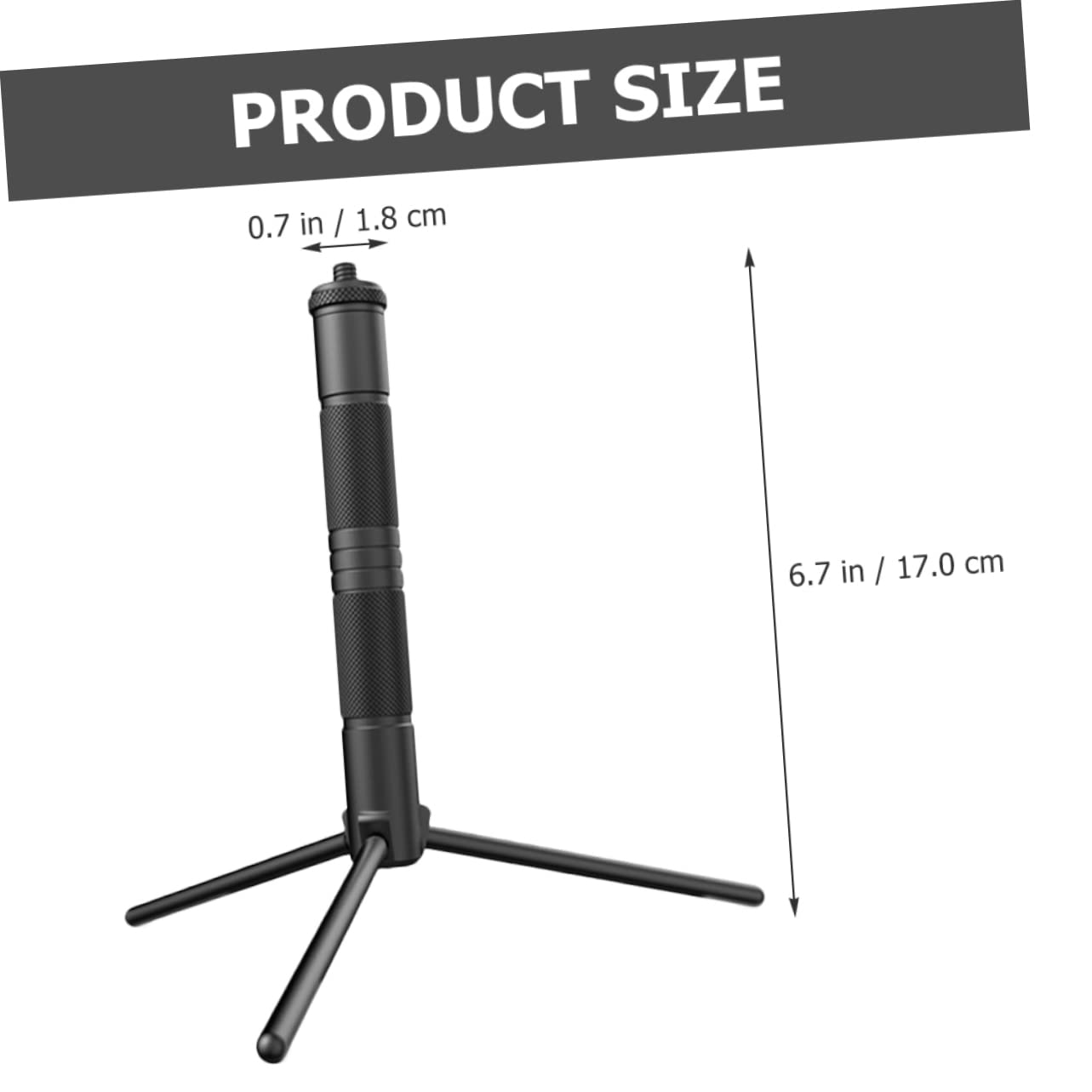 POPETPOP Folding Lamp Tripod Durable Aluminum Alloy Stand for Outdoor Use Portable Bracket for Camping