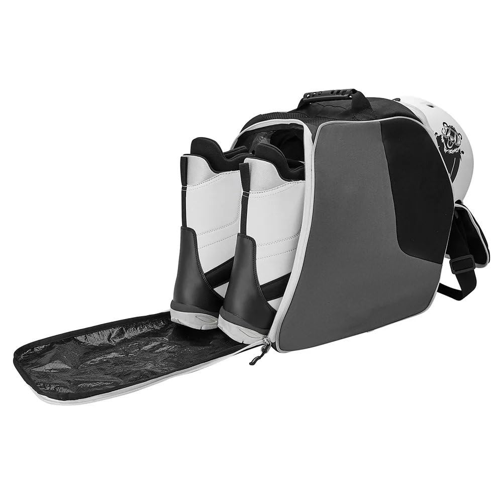 Borsa per Scarponi da Sci Borsa per Attrezzatura da Sci Borsa per Racchette da Neve Professionale Regolabile Unisex Antiscivolo per Abbigliamento per Casco da Sci Tracolla da Sci