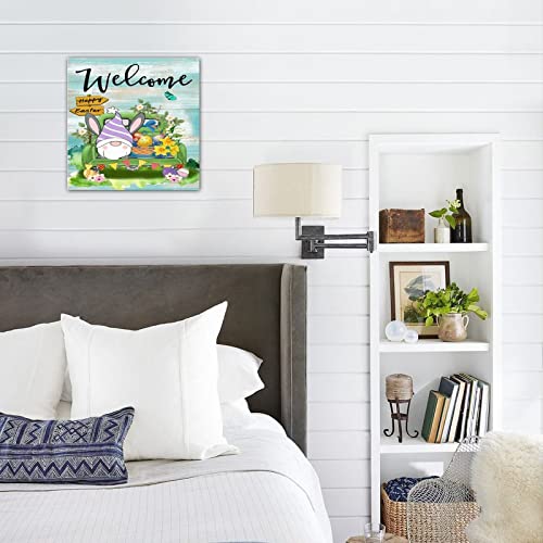 Panneau mural en bois vieilli lapin pour décoration cabane chaleureuse