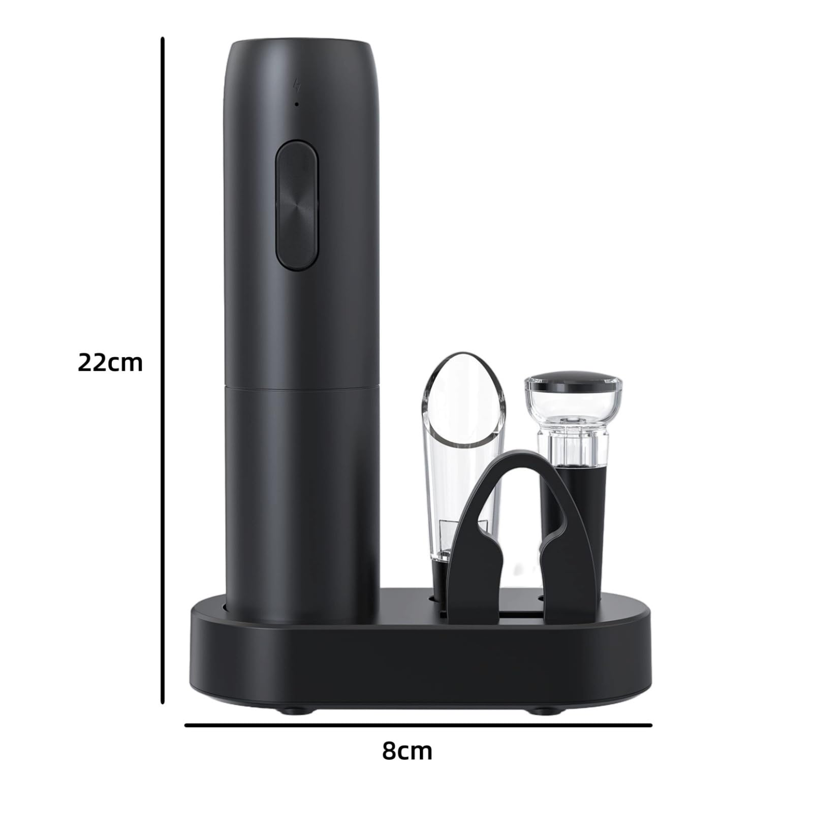 Abridores de Botellas, Abridor De Botellas Eléctrico 5 En 1, Recargable, Ideal For Reuniones Familiares Gadgets